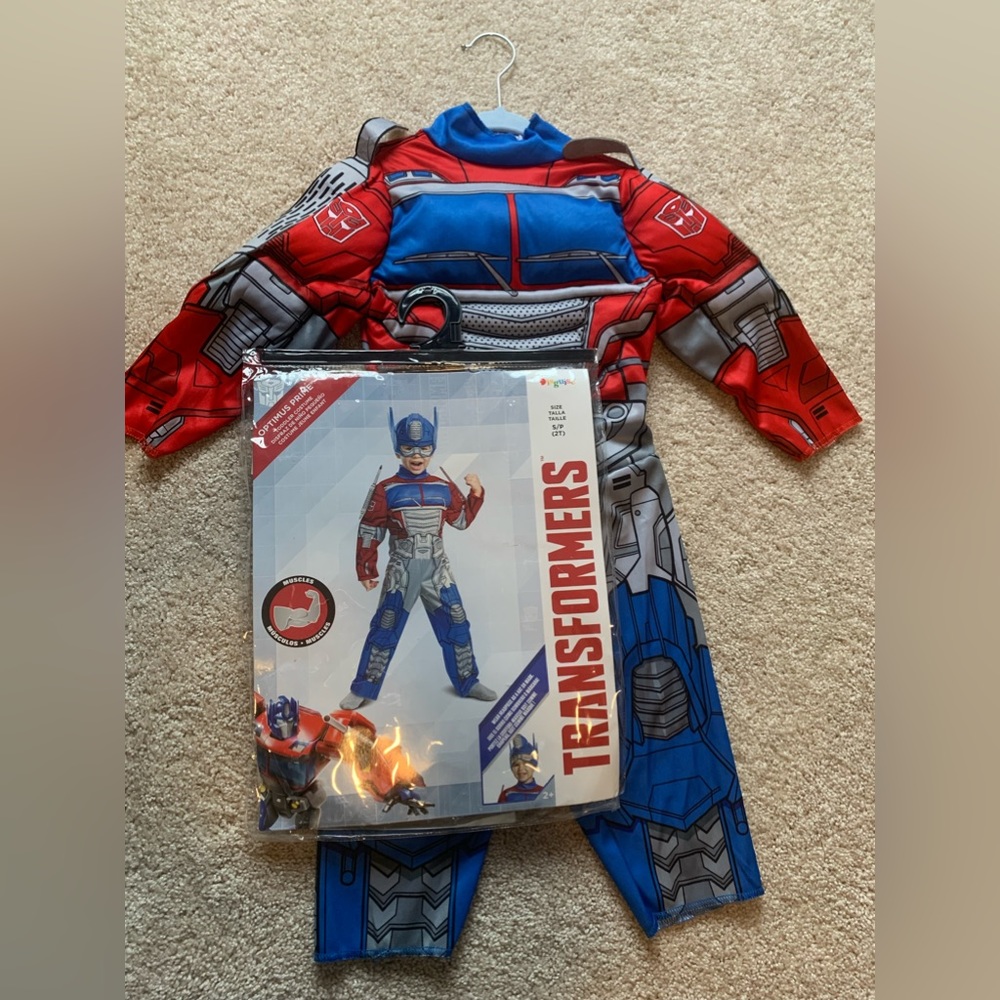 NWT NBW Optimus prime costume